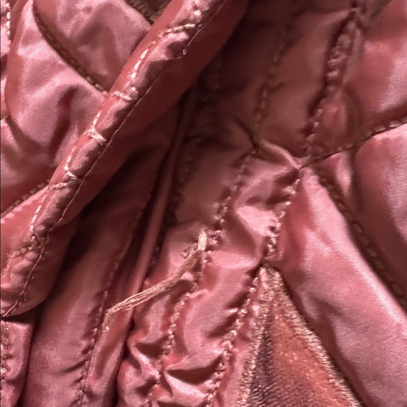 Free People quinn quilted patchwork jacket in marsala - Picture 10 of 12